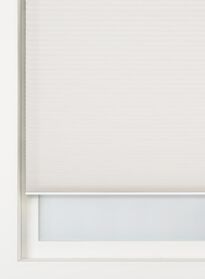 plissé dubbel lichtdoorlatend / gekleurde achterzijde 32 mm beige beige - 1000016495 - HEMA