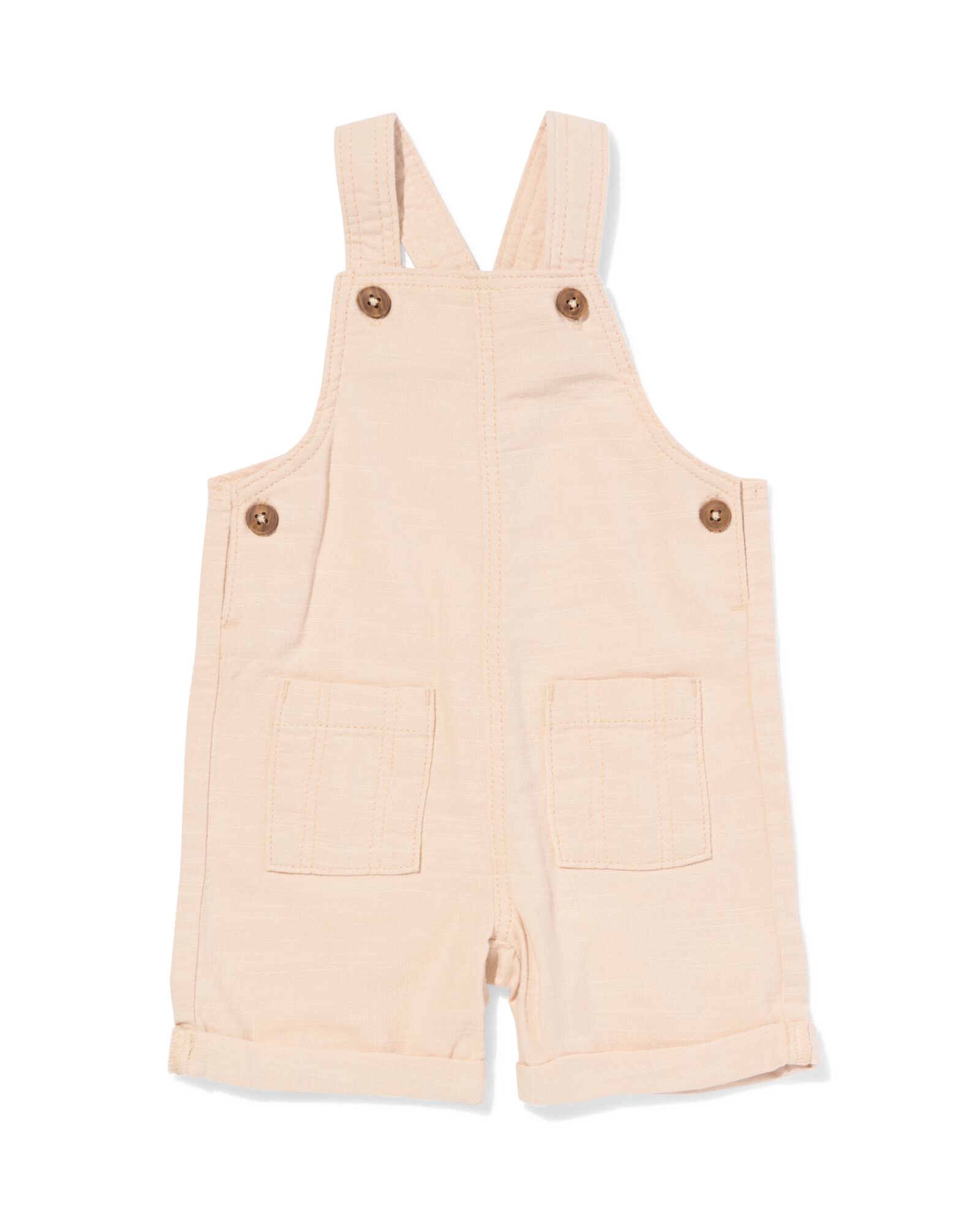 babytuinbroek ecru ecru - 33136470ECRU - HEMA