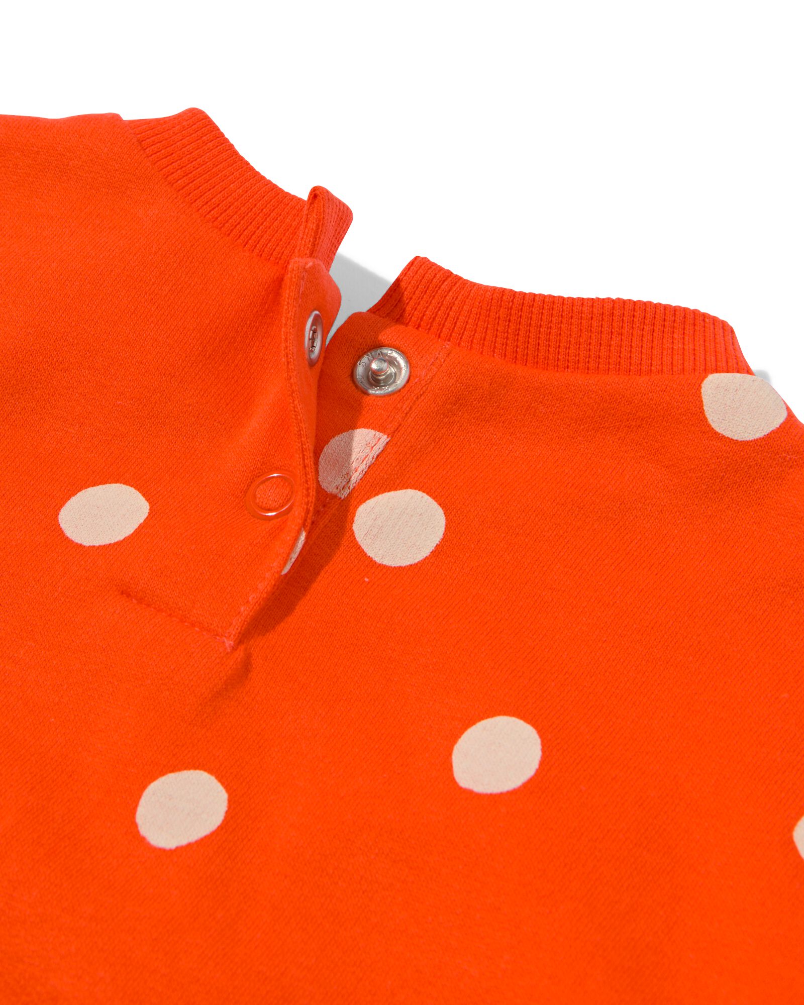 baby sweater stippen oranje 74 - 33002453 - HEMA