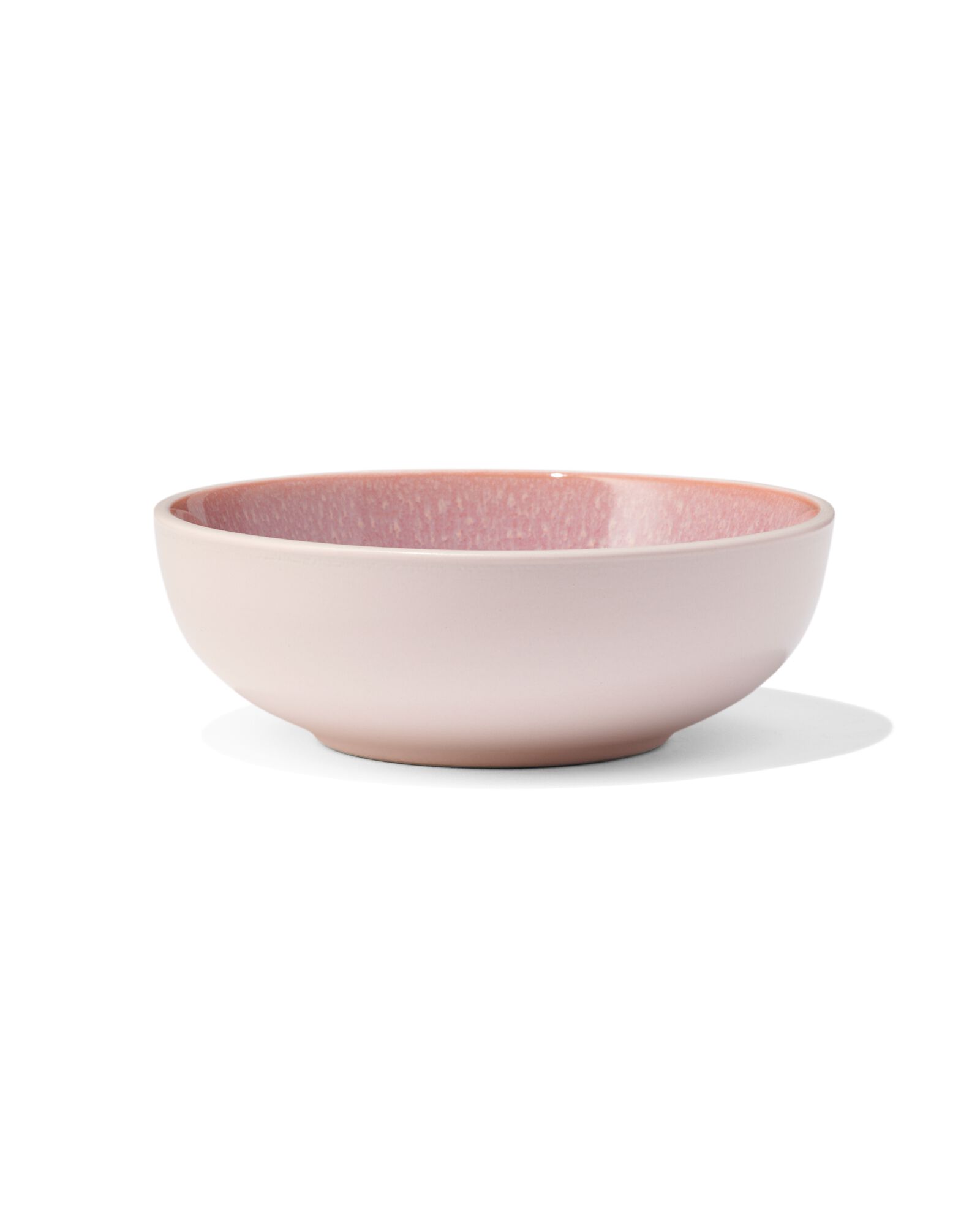 schaal Ø13cm Helsinki reactief glazuur roze - 9602607 - HEMA