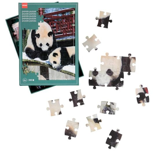 Ouwehands dierenpark fotopuzzel panda - 15920500 - HEMA