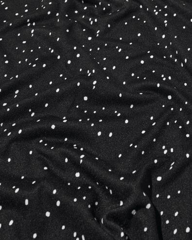 dames nachthemd micro zwart L - 23400336 - HEMA