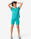 dames korte sportlegging naadloos turquoise turquoise - 36030337TURQUOISE - HEMA