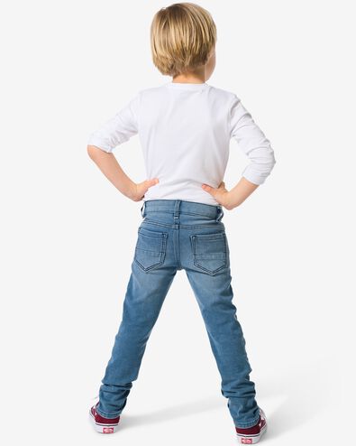 kinderbroek jogdenim skinny fit middenblauw 98 - 30776053 - HEMA