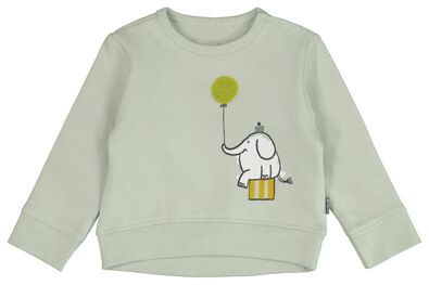 newborn sweater olifant blauw - 1000021849 - HEMA