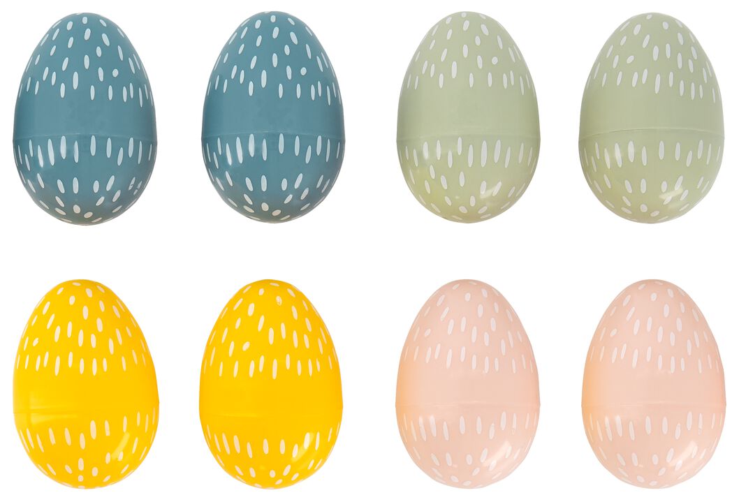 Eed Eerste R vul eieren 8cm - 8 stuks - HEMA