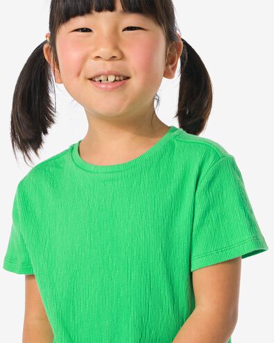 kinder t-shirt met ring groen groen - 30841112GREEN - HEMA