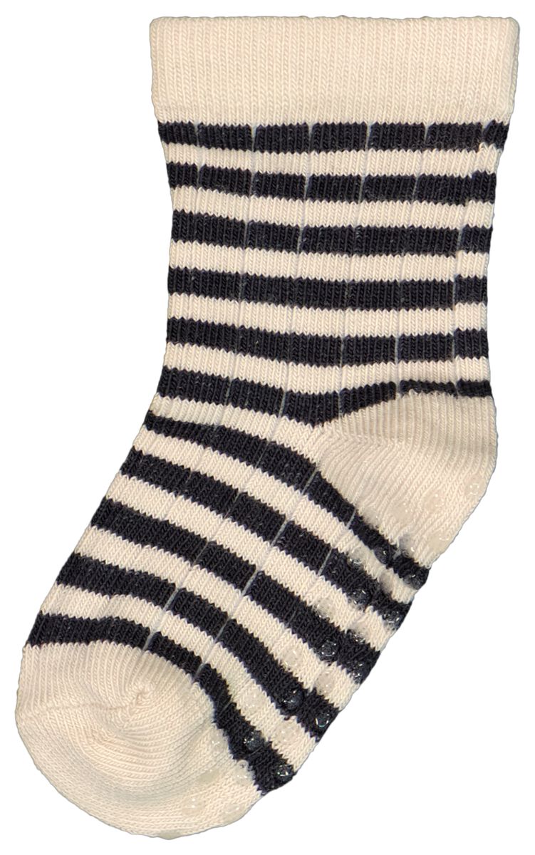 baby sokken met bamboe - 5 paar grijs grijs - 1000028747 - HEMA