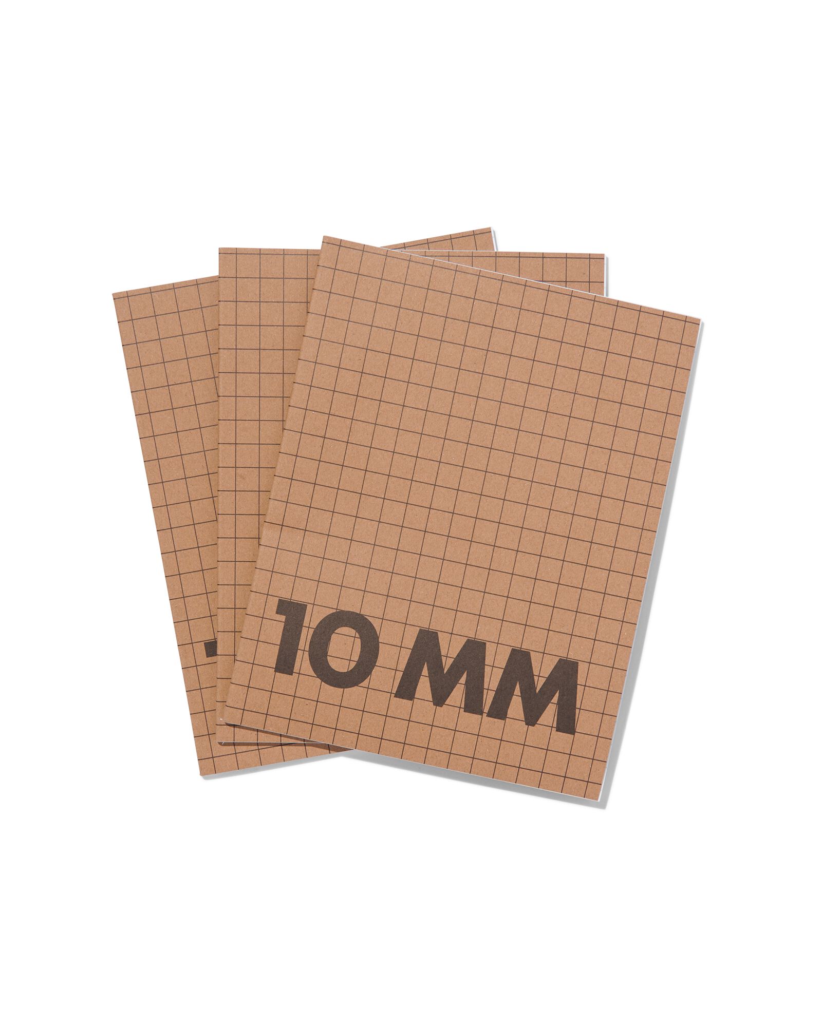 schriften A5 geruit 10 mm - 3 stuks - 14170059 - HEMA