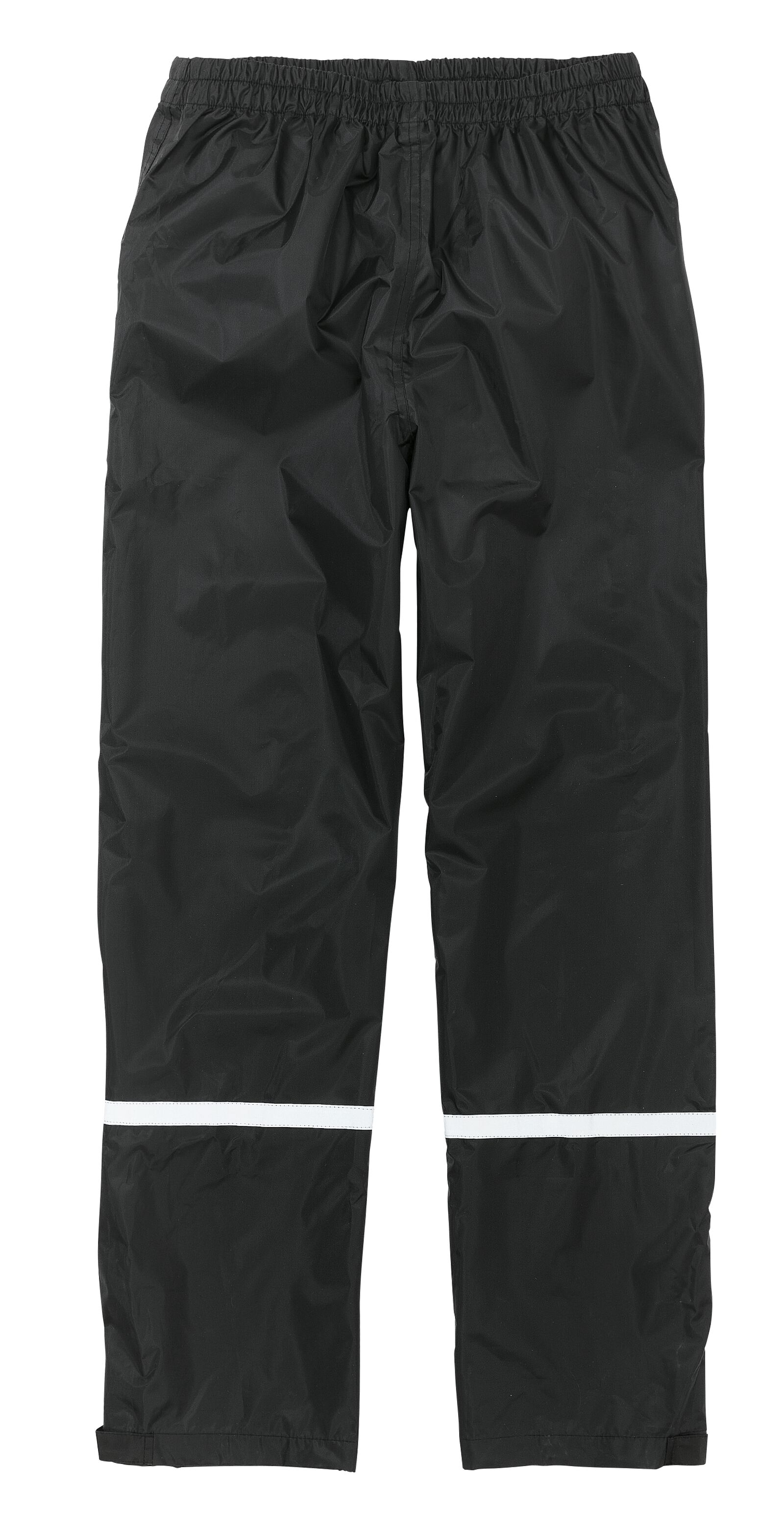 regenbroek voor volwassen opvouwbaar zwart zwart zwart - 34460020BLACK - HEMA