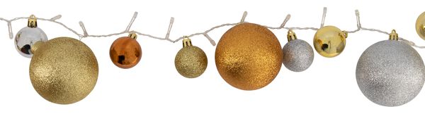 lichtsnoer kerstballen 40 LED lampjes 3m - 25530323 - HEMA