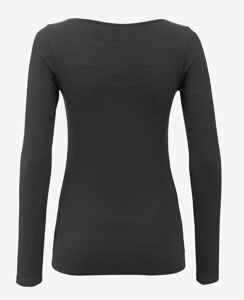 dames t-shirt zwart - 1000005400 - HEMA