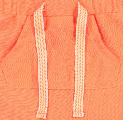 baby sweatshort oranje - 1000019206 - HEMA