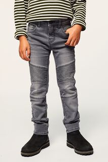 Kinderjeans Skinny Fit Donkergrijs (donkergrijs)