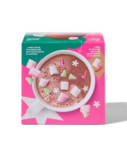 choco bomb melkchocolade met sprinkles en marshmallow - 24562300 - HEMA