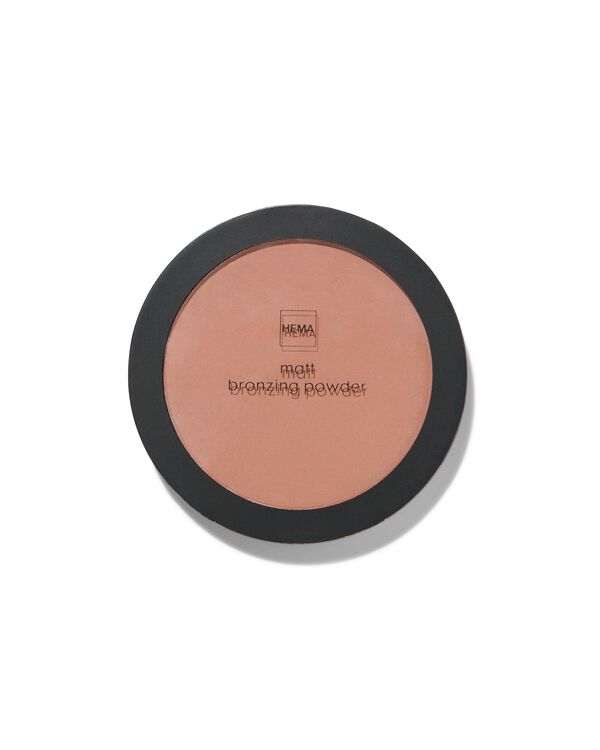 matterende bronzing poeder 02 almond - 11290182 - HEMA