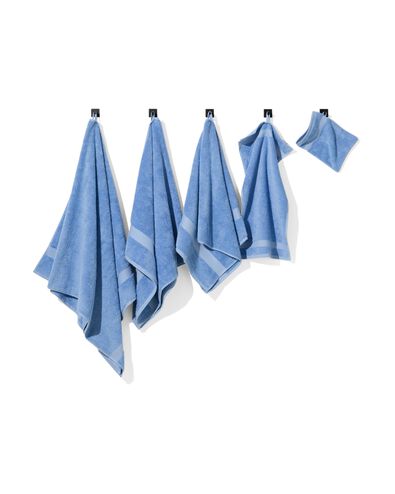 handdoek 50x100 zware kwaliteit fris blauw felblauw handdoek 50 x 100 - 5250384 - HEMA