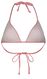 dames triangel bikini - seersucker rood - 1000027482 - HEMA