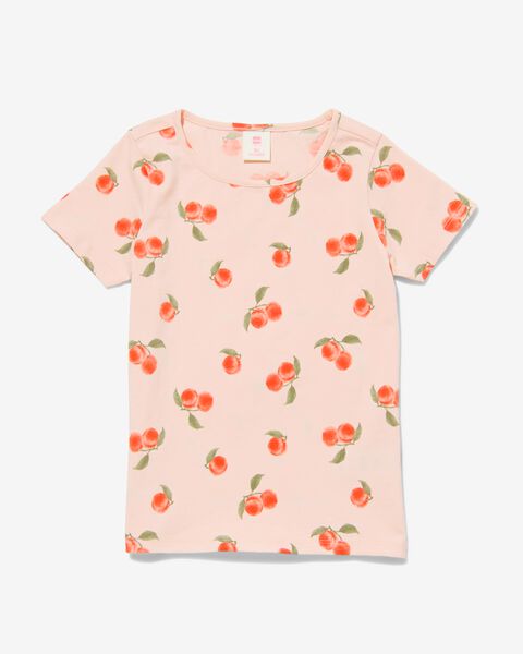 kinder t-shirt perzik roze roze - 1000031126 - HEMA