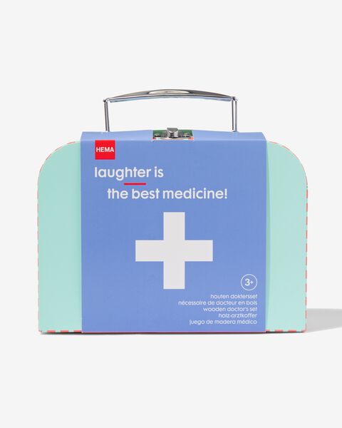 houten set dokters koffer 7-delig - 15190283 - HEMA