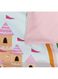 peuterdekbedovertrek - 120 x 150 cm - kasteel roze - 5740017 - HEMA
