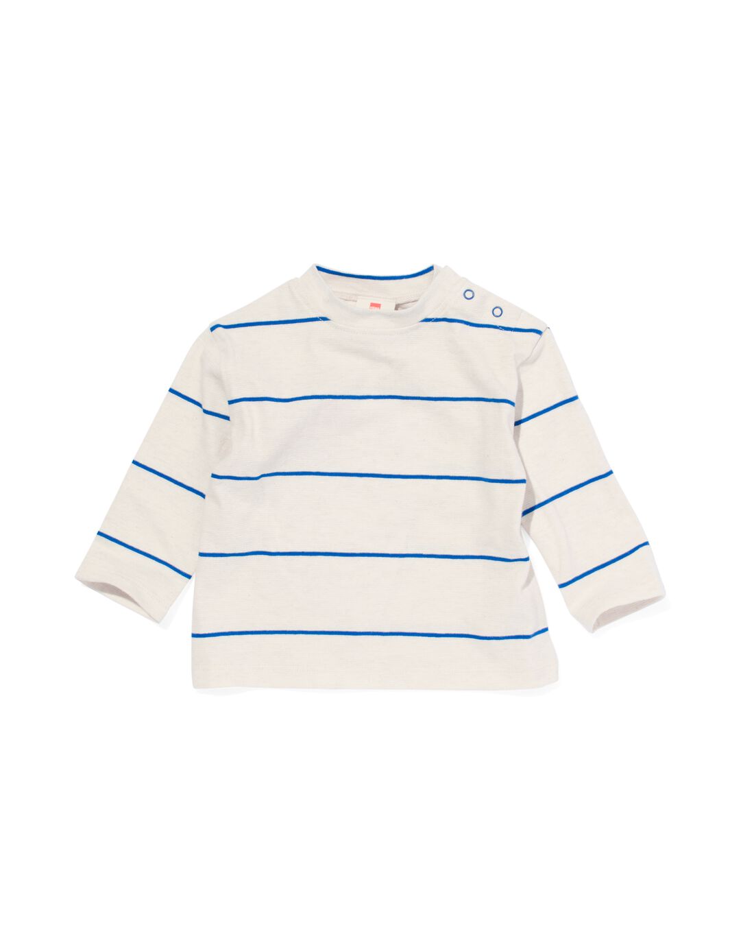 Image of HEMA Baby Shirt Strepen Kobaltblauw (kobaltblauw)
