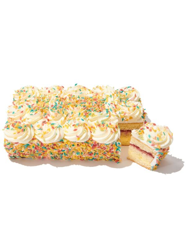 slagroomtaart XL confetti 15 p. - 6333680 - HEMA