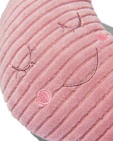 knuffel maan rib roze 16cm - 33505920 - HEMA