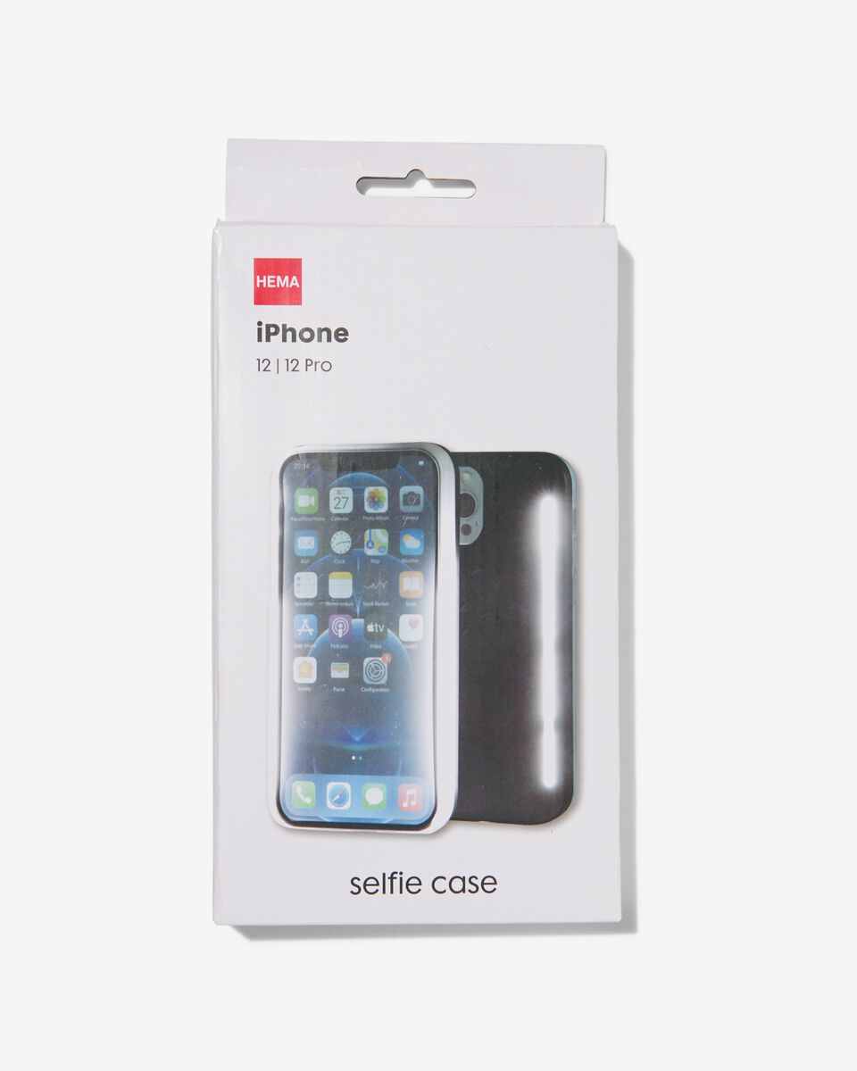 selfie case met licht iPhone 12/12Pro - 39630224 - HEMA