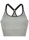padded sportbh - naadloos wit L - 21710253 - HEMA