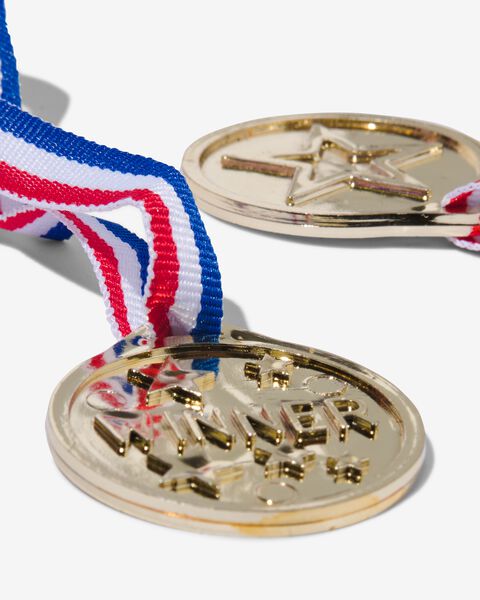 Medaille Ver weg kleinhandel uitdeelcadeautjes medailles - 8 stuks - HEMA