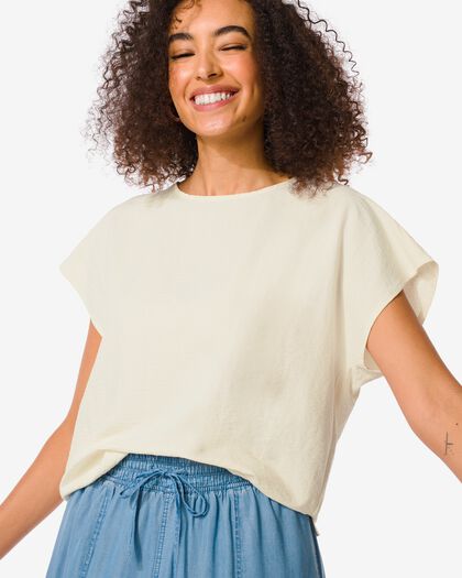 dames top Spice wit wit - 1000031211 - HEMA