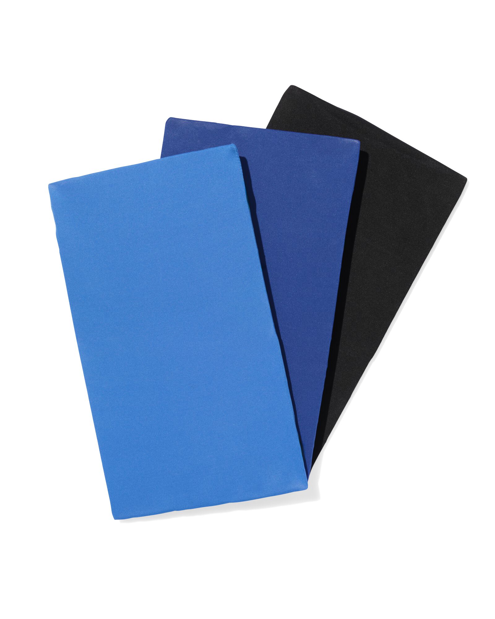 rekbare boekenkaft blauw - 3 stuks - 14594450 - HEMA