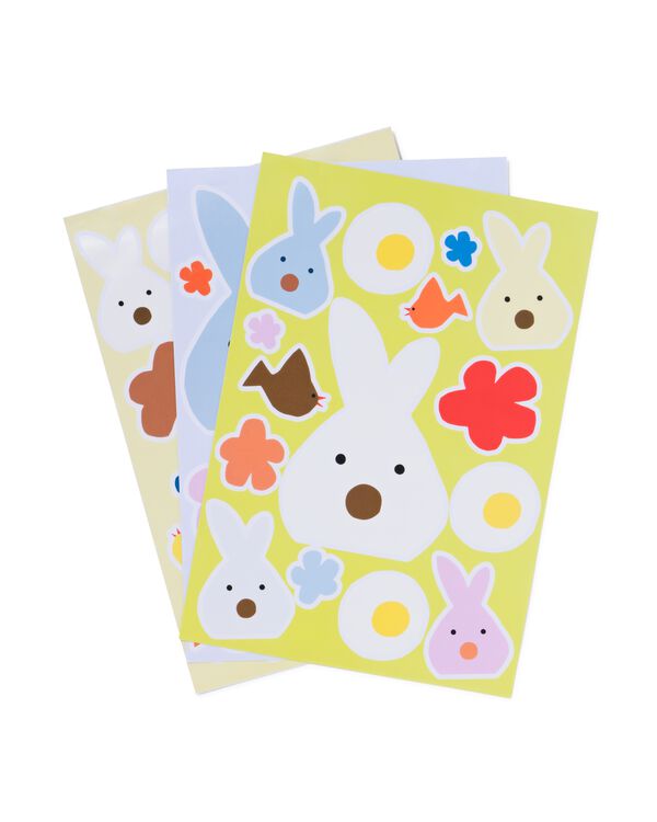 raamstickers Pasen - 3 vellen - 25830102 - HEMA