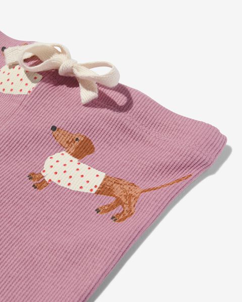 baby set trui en legging honden roze roze - 1000032056 - HEMA