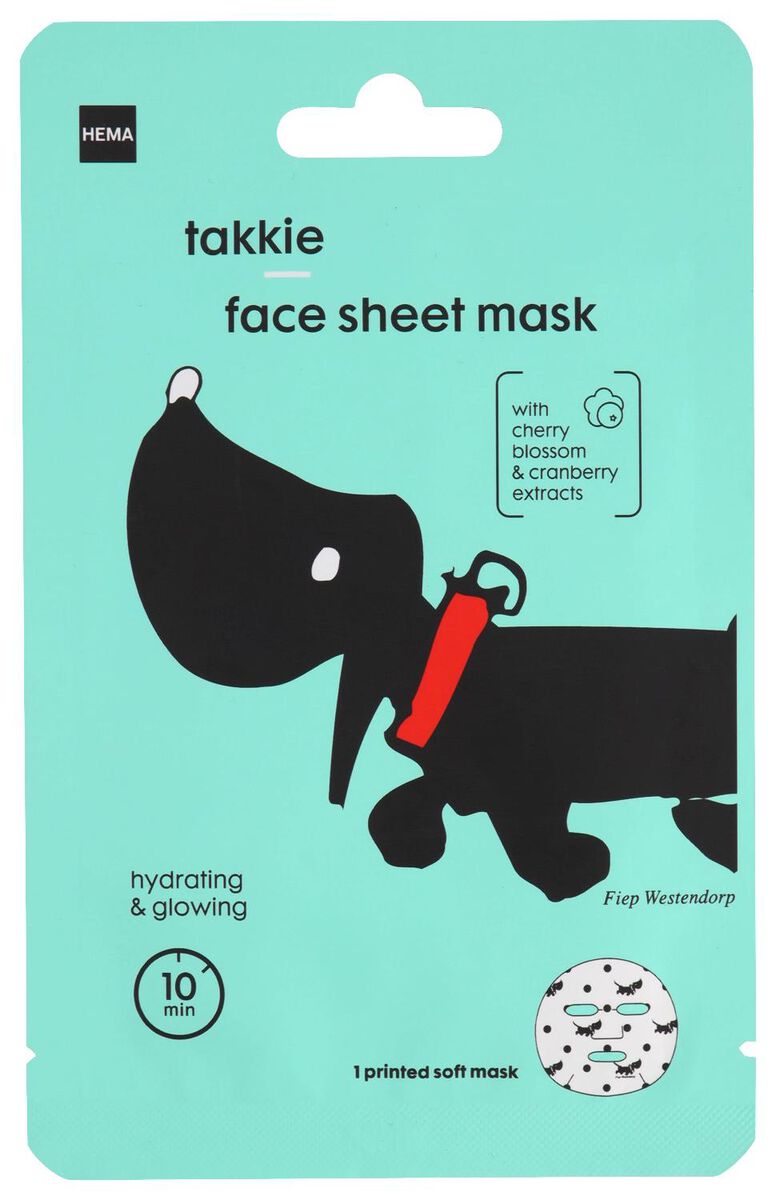 sheet gezichtsmasker Takkie - 17860236 - HEMA
