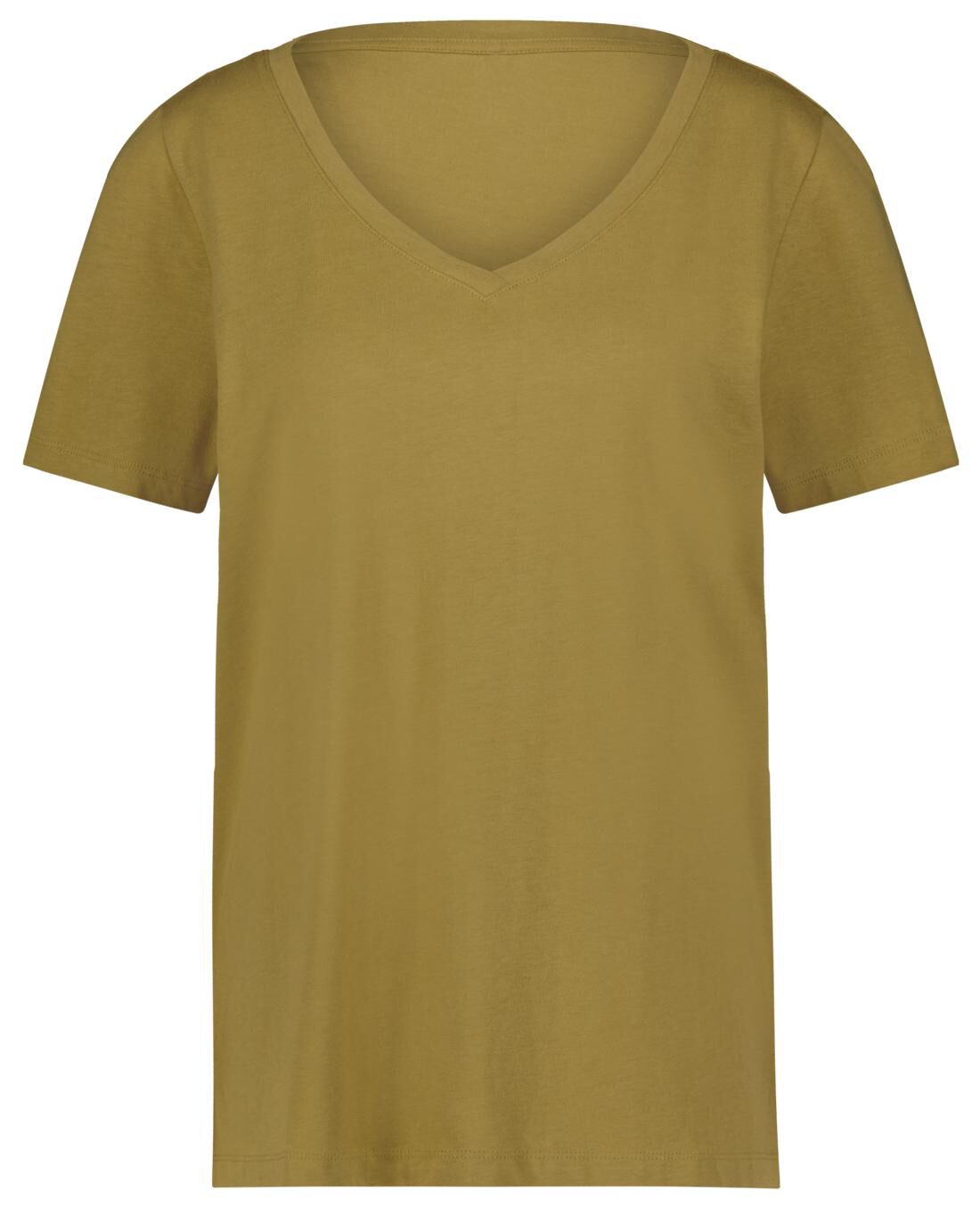 HEMA Dames T-shirt Danila Geel (geel)