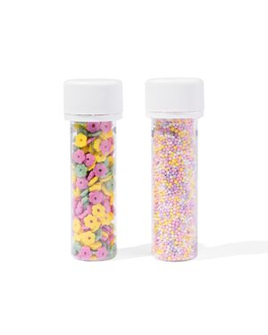 versierplezier eetbare sprinkles bloemenmix - 10280046 - HEMA