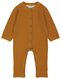 newborn jumpsuit gebreid bruin - 1000024300 - HEMA