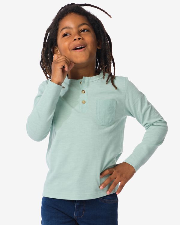 kindershort jogdenim donkerblauw donkerblauw - 1000023208 - HEMA