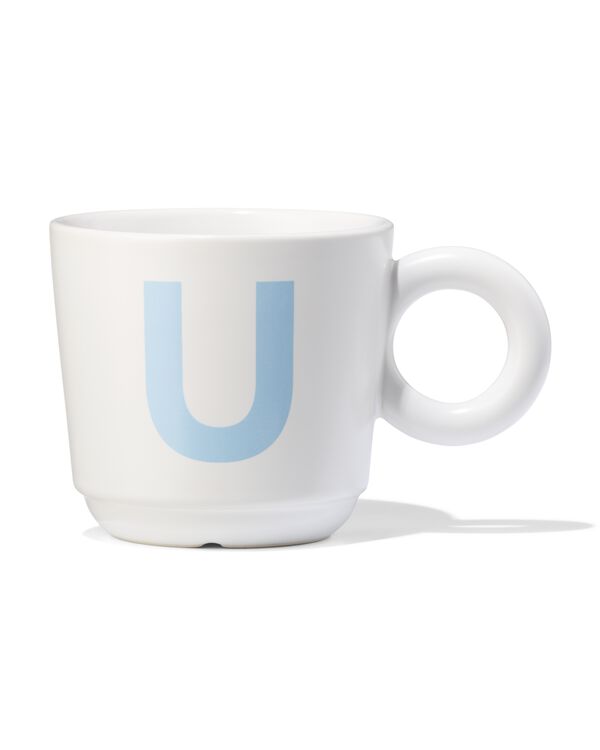 mok 280ml letter U - 61130420 - HEMA