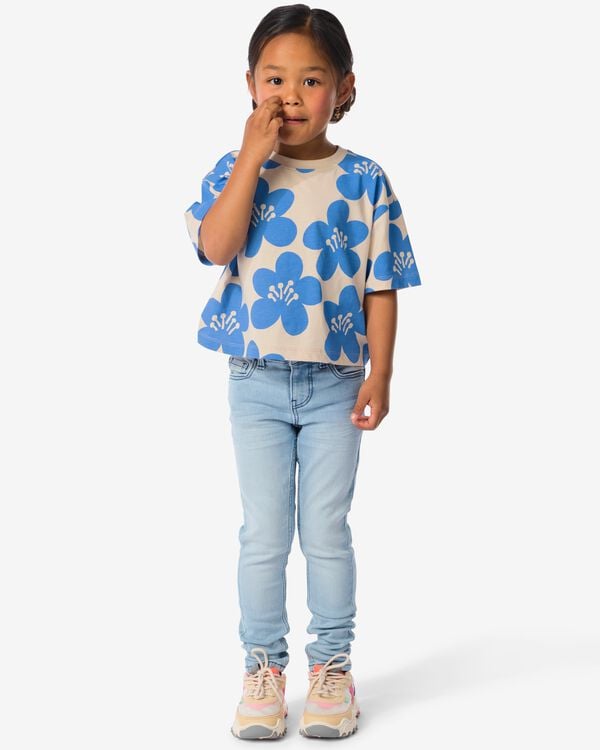 kinder jeans skinny fit lichtblauw lichtblauw - 30822937LIGHTBLUE - HEMA