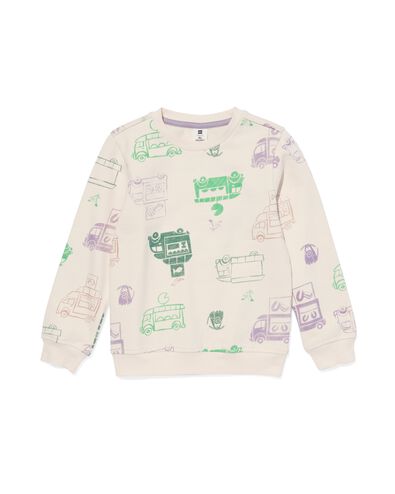 kindersweater met print groen 86/92 - 30778428 - HEMA