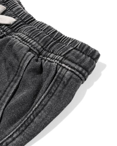 baby korte broek sweatjog donkergrijs donkergrijs - 33136270DARKGREY - HEMA
