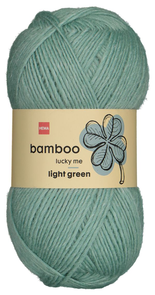 garen wol bamboe 100gram groen - 1000029014 - HEMA