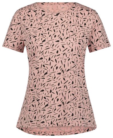 dames t-shirt roze - 1000021352 - HEMA