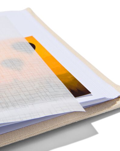 fotoboek 18x24 linnen ecru - 14650225 - HEMA