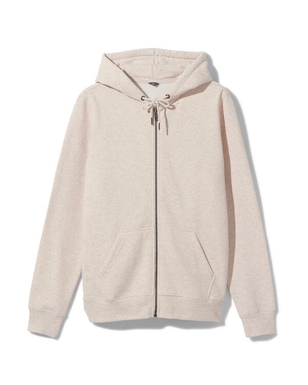 herenvest met capuchon beige beige - 2111120BEIGE - HEMA