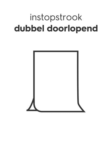 dekbedovertrek 200x200/220cm percal donkerblauw - 5750168 - HEMA