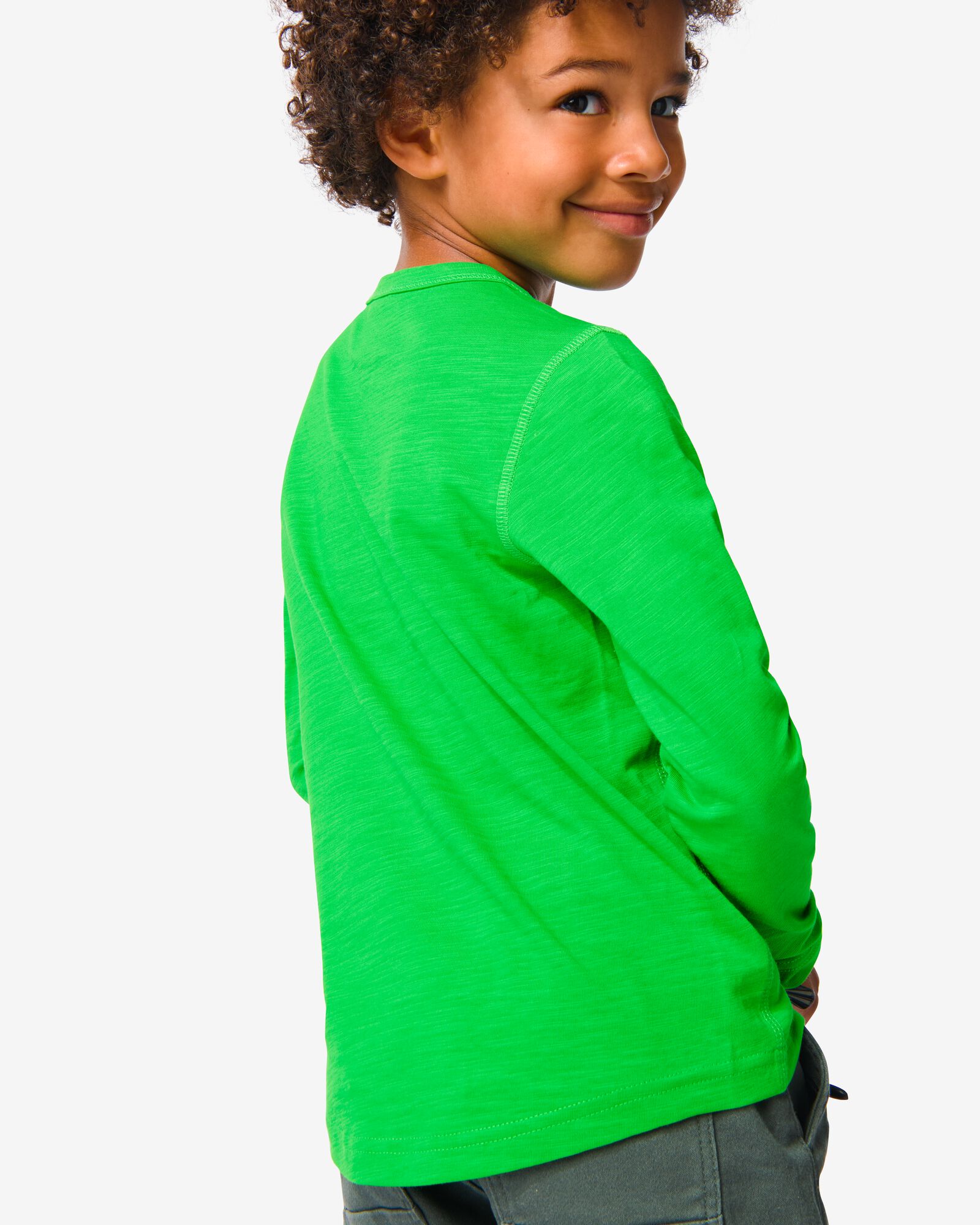 kinder shirt groen groen - 1000032193 - HEMA